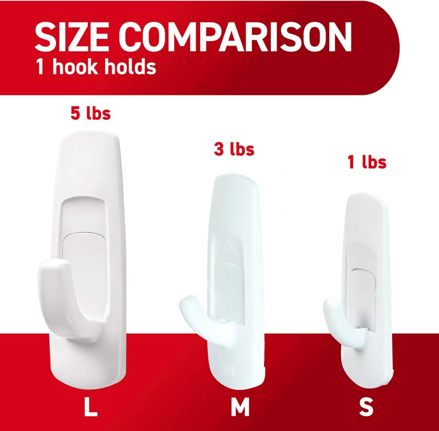 Command Large Utility Hooks. 7-Hooks. 12-Strips. Organize Damage-Free - Image 5